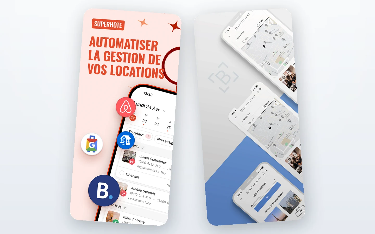 Aperçu du projet Applications mobiles